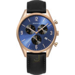 Bering IP Rose Gold Chronograph Watch 10542-567