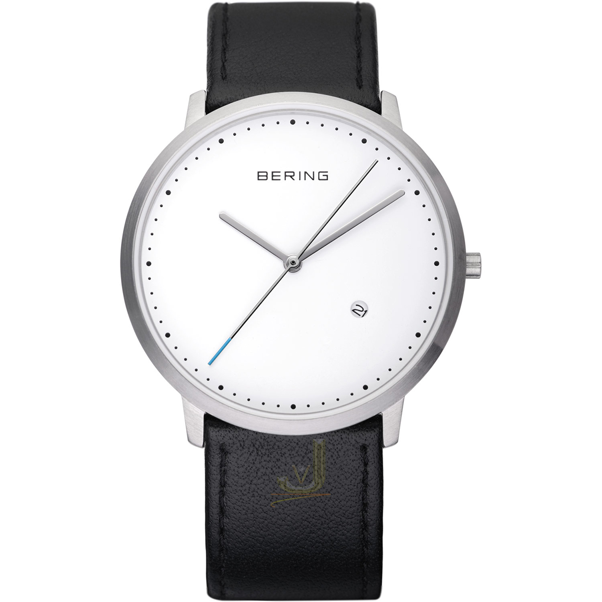 Bering Classic Leather Strap Gents Watch 11139-404