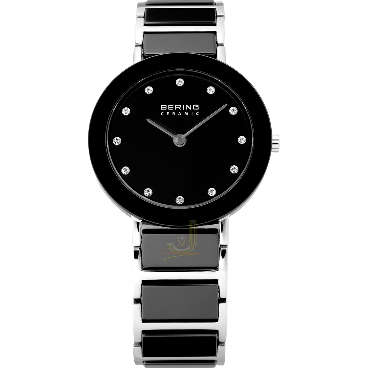 Bering Black Ceramic Ladies Watch 11429-742