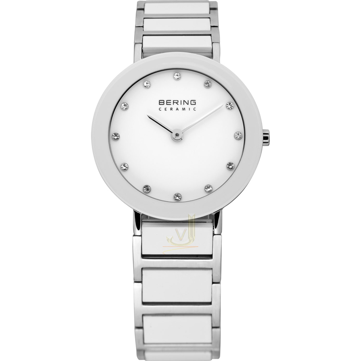 Bering 29mm White Ceramic Ladies Watch 11429-754