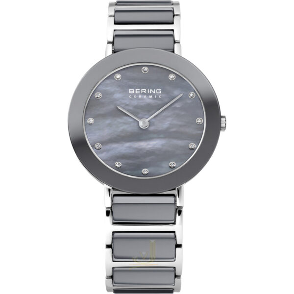 Bering Grey Mother of Pearl Dial Ladies Watch 11429-789