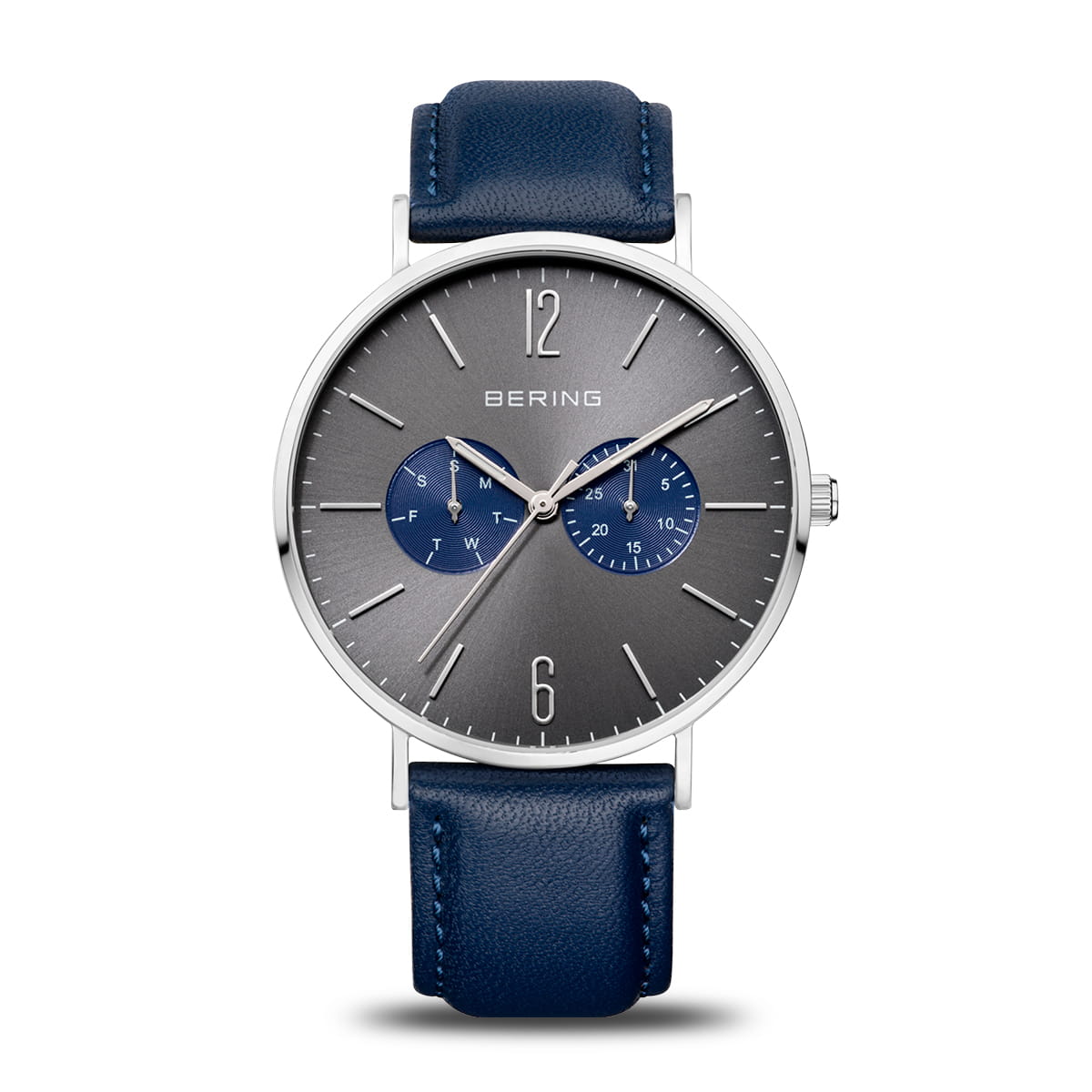 Bering Gents Blue Strap Watch 14240-803