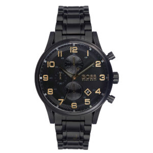 Hugo Boss Black Aeroliner With Black Dial Gents Watch