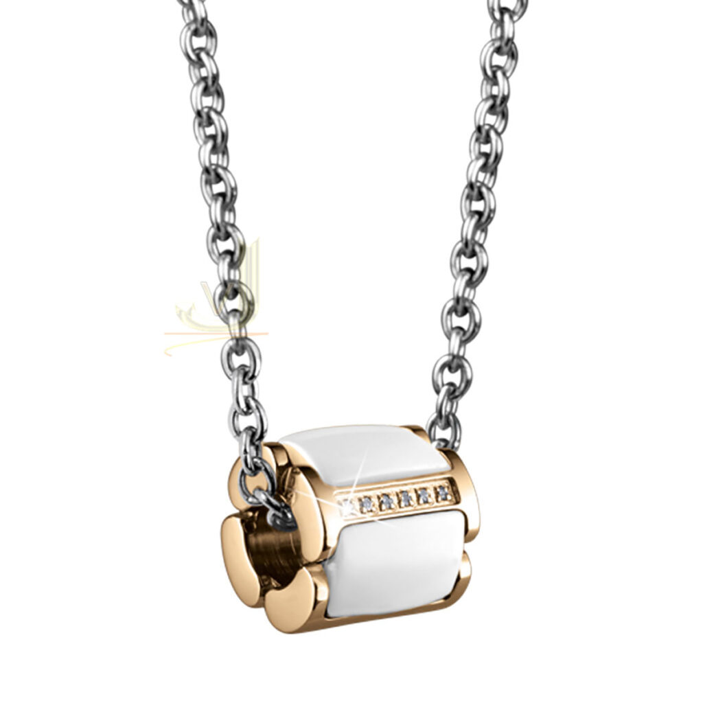 Bering White Ceramic Charm Chain 4302-25-456
