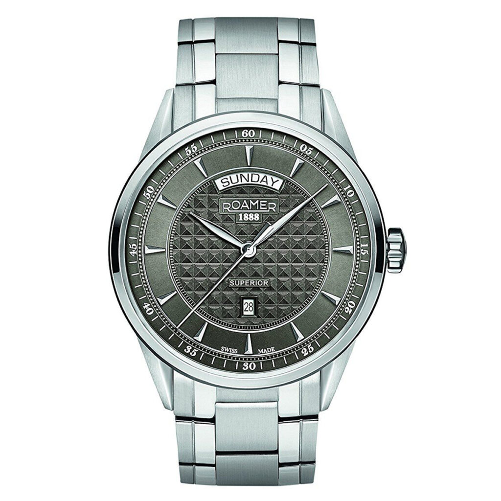 Roamer Superior Grey Dial Sapphire Crystal Watch 508293410550