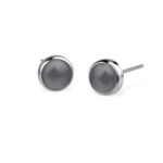 Bering Time Bubble Grey Ceramic Earring 701-18-05