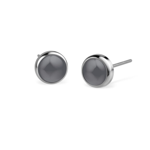 Bering Time Bubble Grey Ceramic Earring 701-18-05