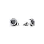 Bering Ceramic Link polished silver Studs 707-160-05