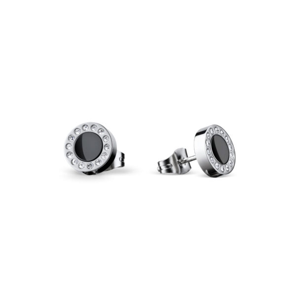 Bering Ceramic Link polished silver Studs 707-160-05