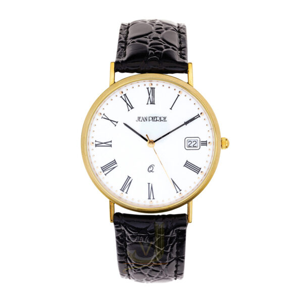 Jean Pierre Gold Roman Numeral Gents Watch 9G201