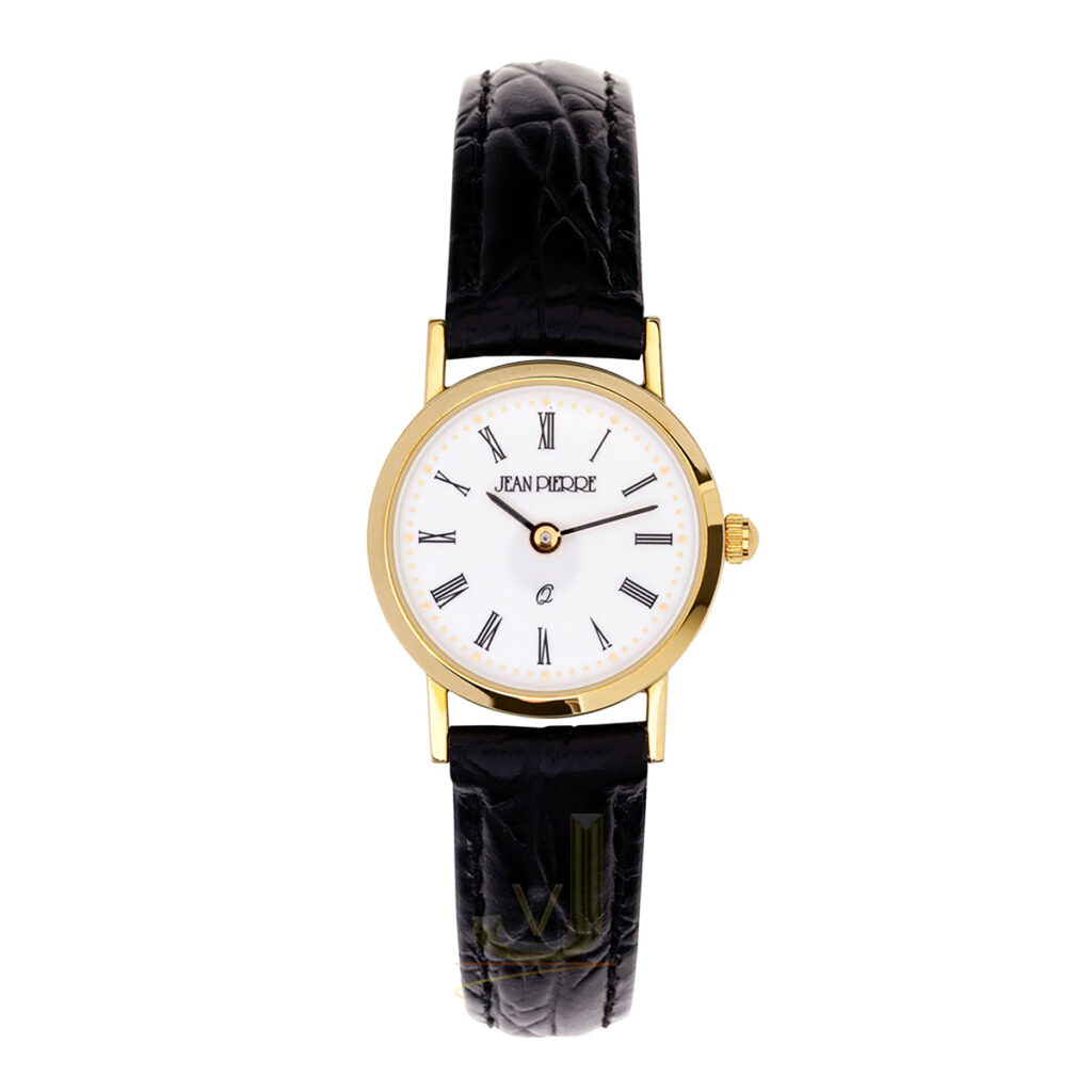 Jean Pierre 9ct Gold Roman numeral Ladies Watch 9L101
