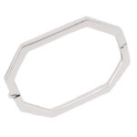 White Gold Octagon Bangle BN271