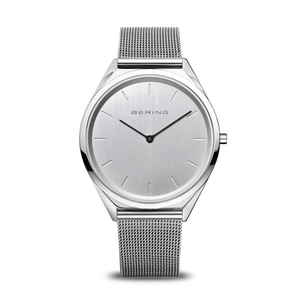 Bering Ultra Slim Silver Dial and Bracelet Watch 17039-000