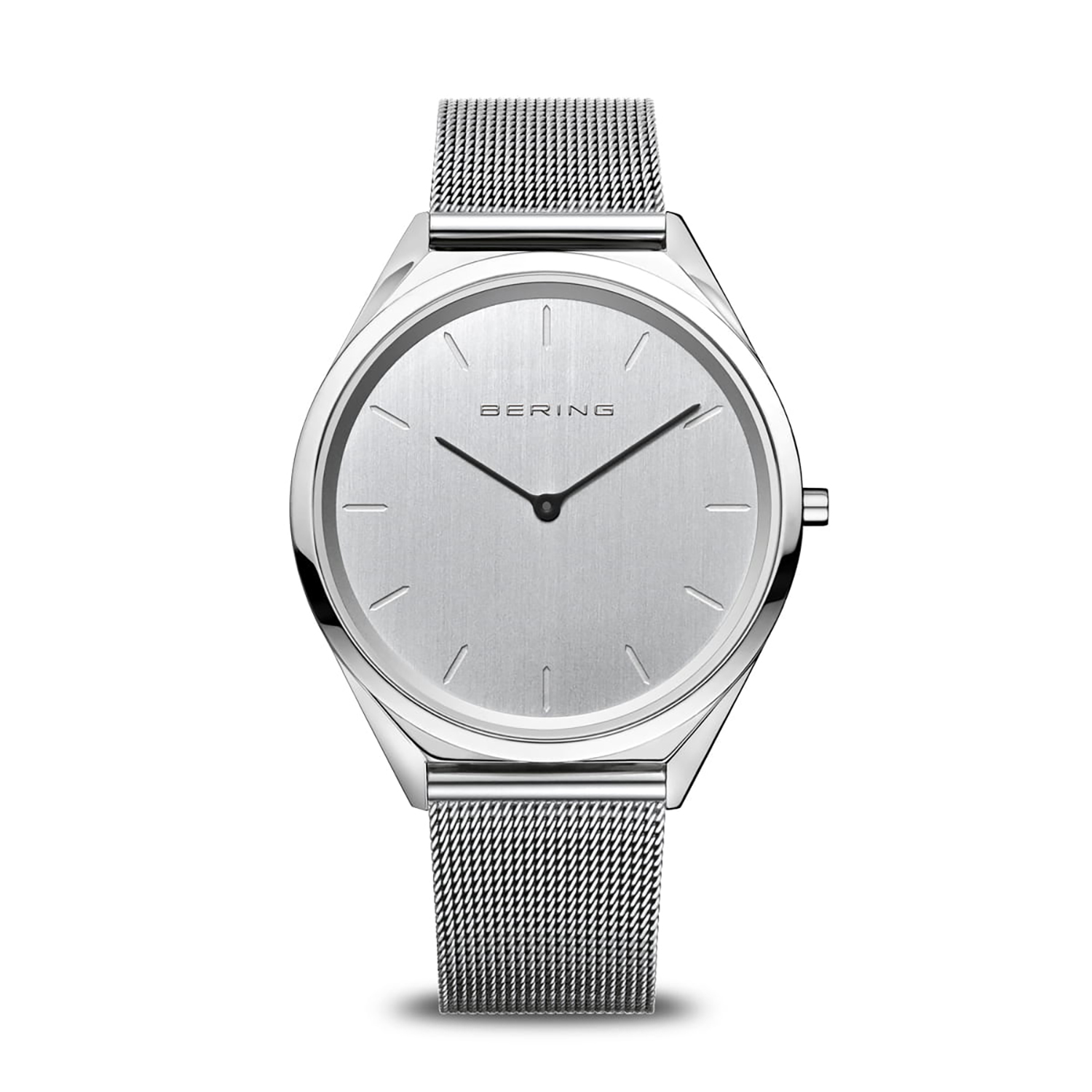 Bering Ultra Slim Silver Dial and Bracelet Watch 17039-000
