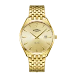 Rotary Gold PVD Ultra Slim Gents Watch GB08013/03