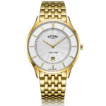 Rotary Ultra Slim Silver Dial Gents Watch GB08413/02