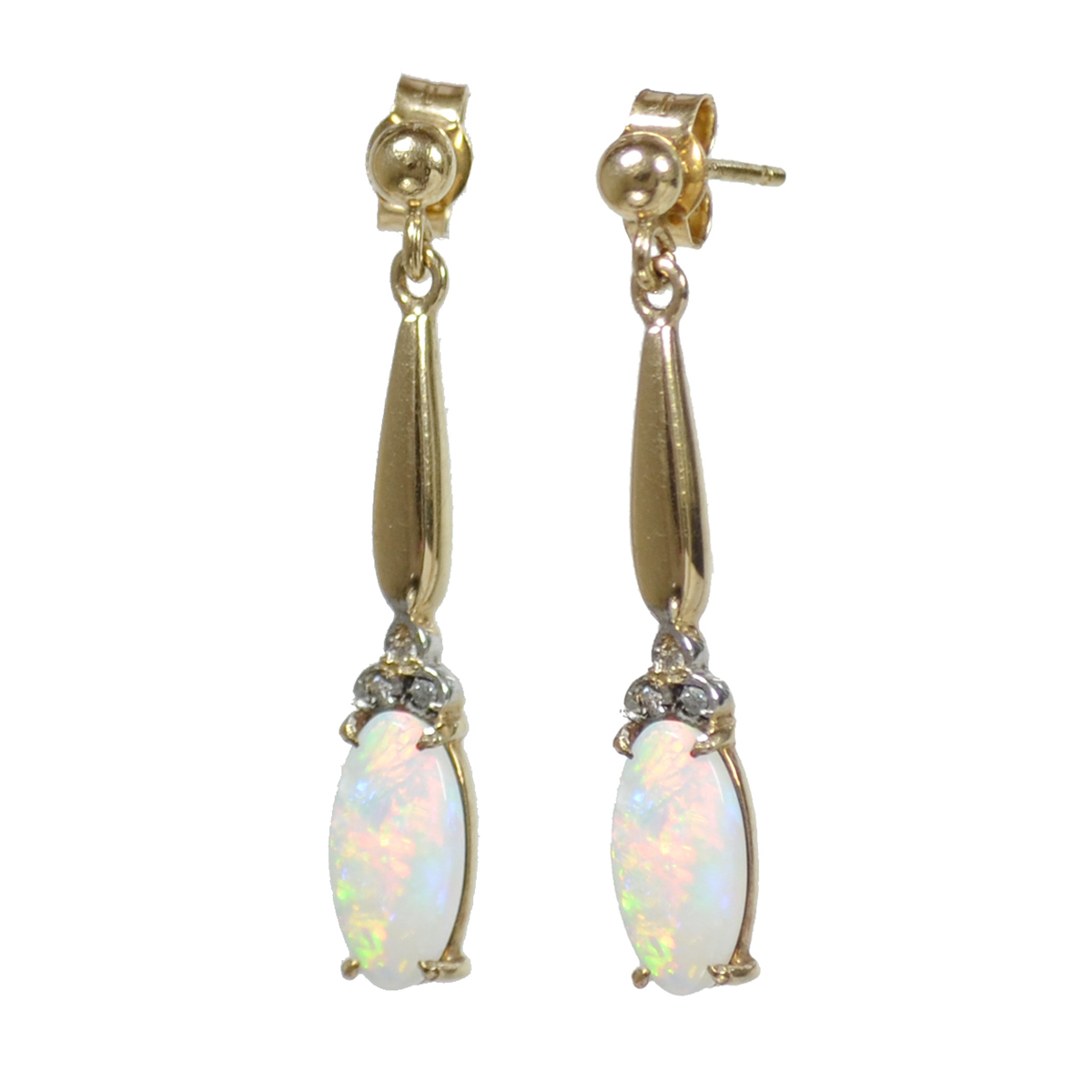 Opal Diamond Drop Studs GC916ER552