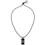 Calvin Klein Grid Black PVD Ladies Necklace KJ41AP010200