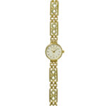 Rotary 9ct Gold Ladies Gate Bracelet Watch LB10016BR-02