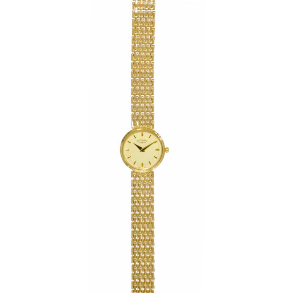 Rotary 9ct Gold Bracelet Ladies Watch LB8404-07