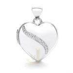 Heart Shape Locket With Diamond LK0162