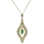 Gold Leaf Pendant Chain MM6K26GCZ