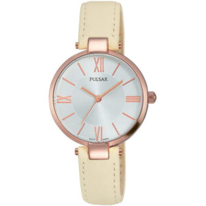 Pulsar Cream strap Ladies Watch