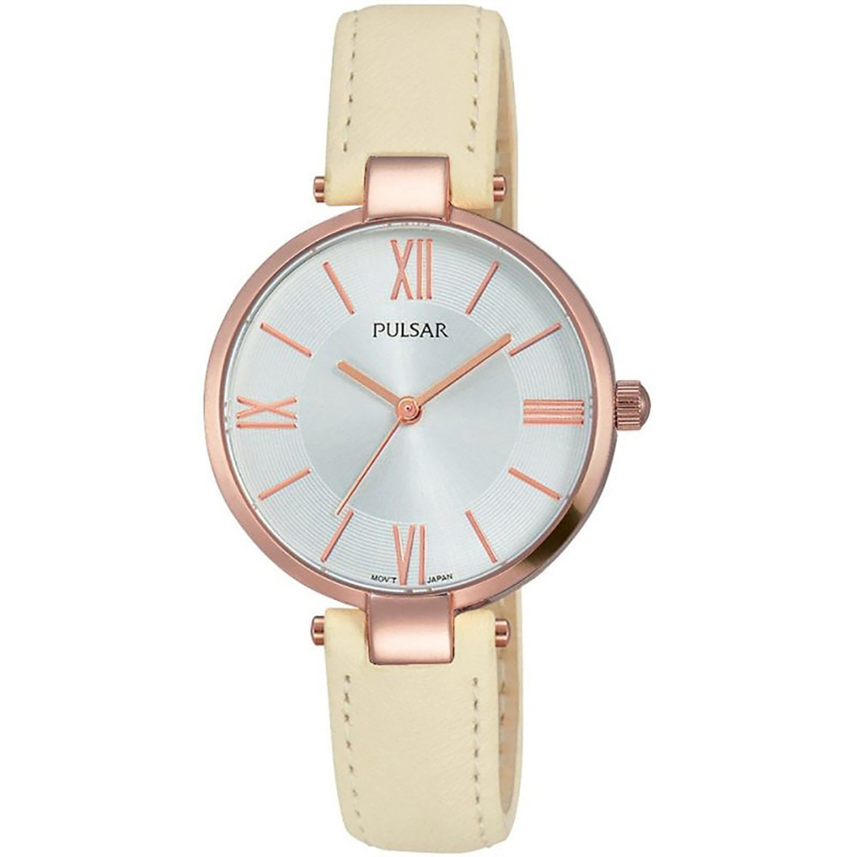 Pulsar Cream Leather Ladies Watch PH8246X1