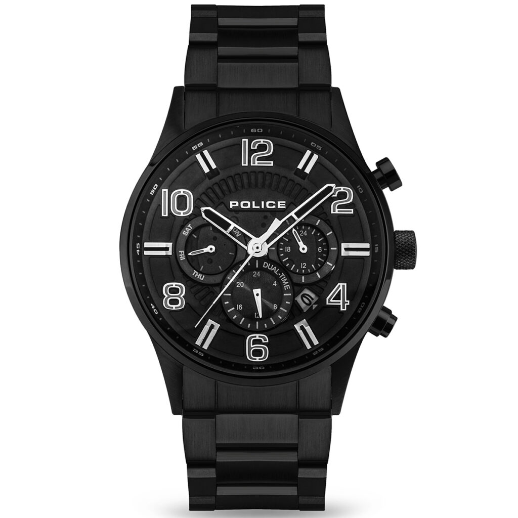 Police Addis All Black Watch PEWJK2203102