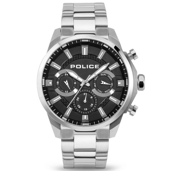 Police Menelik Black Dial Watch PEWJK2204201