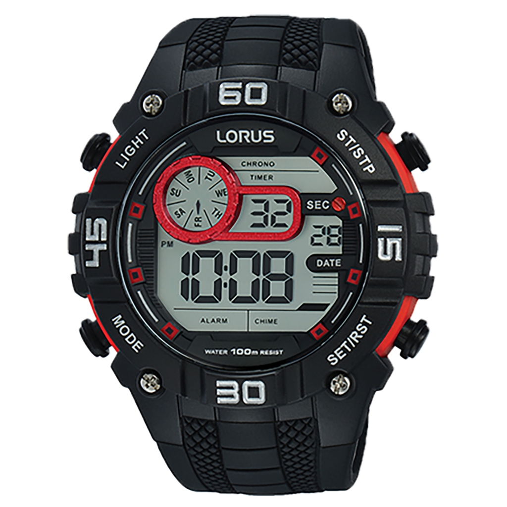 Lorus Digital Dual Time Watch R2355LX9