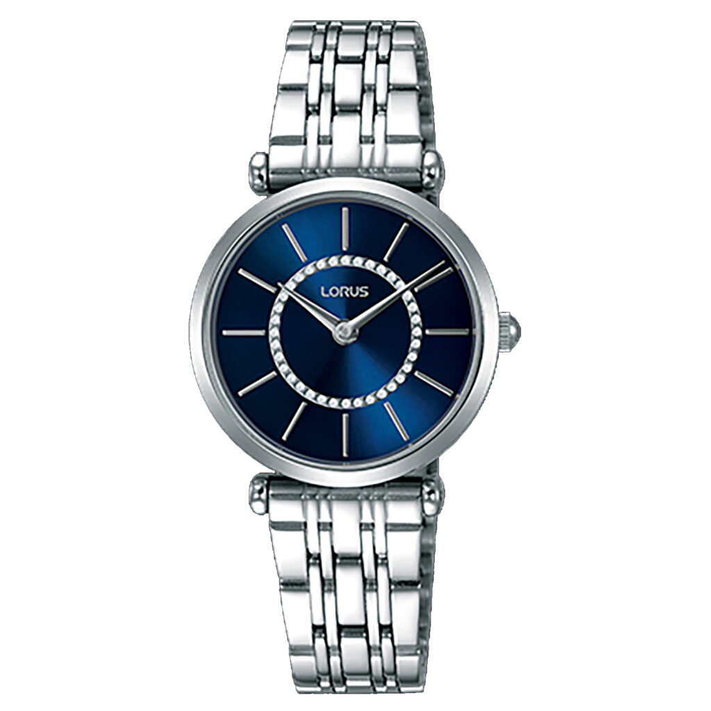 Lorus Blue Dial Dress Bracelet Watch RRW97EX9