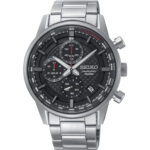Seiko Black Dial Chronograph Gents Watch SSB313P1
