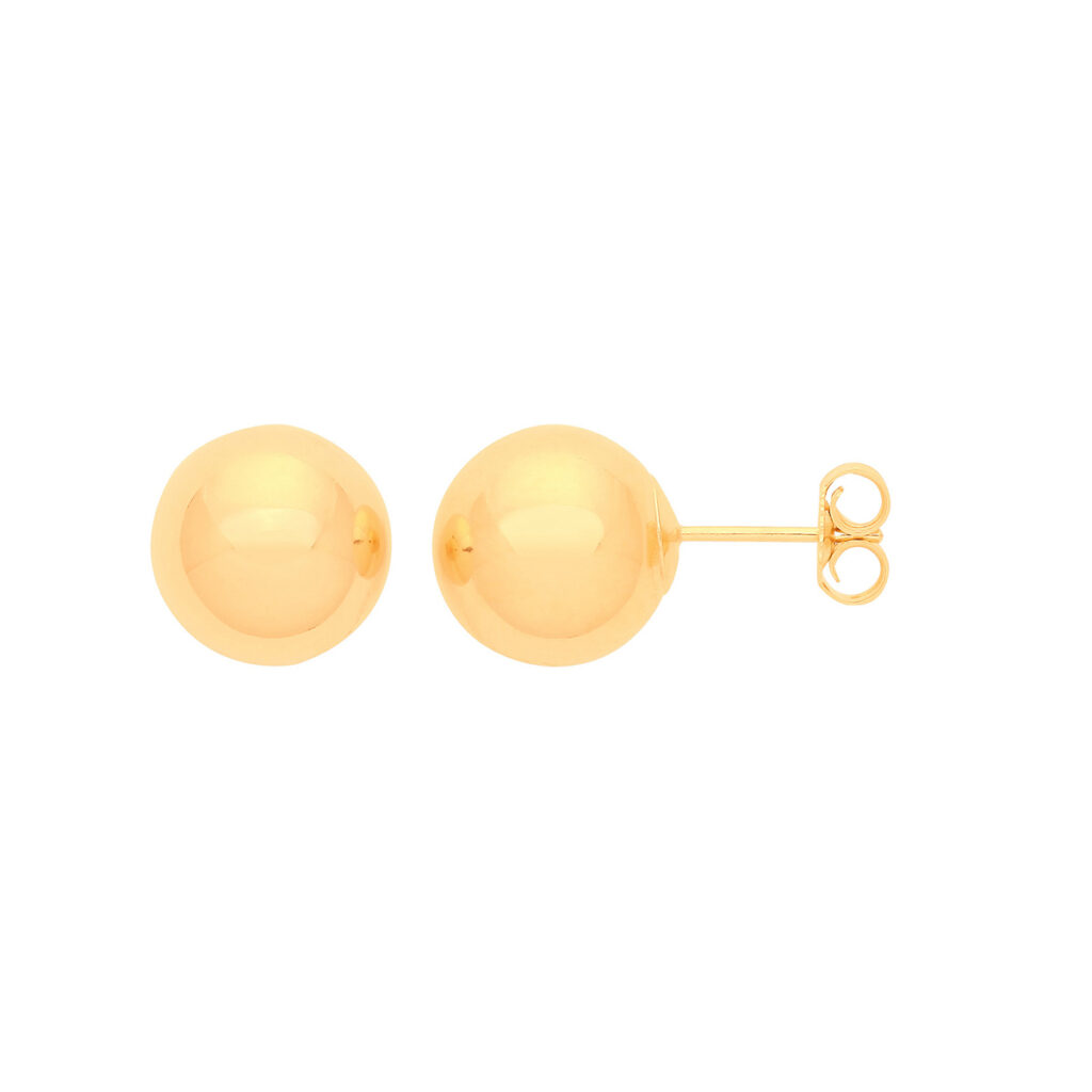 Gold 3mm Ball Studs