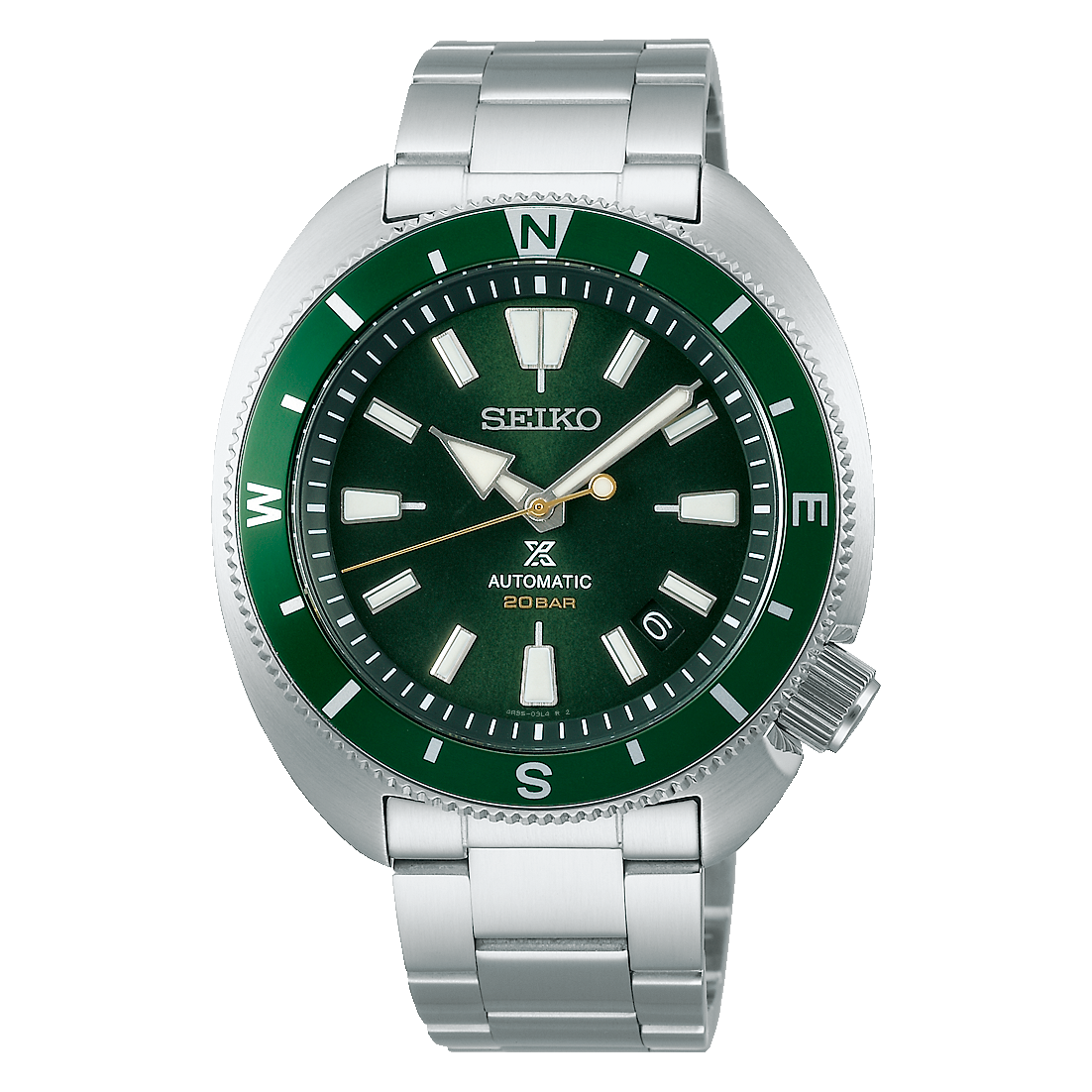 Seiko Tortoise Green Dial Gents Watch SRPH15K1