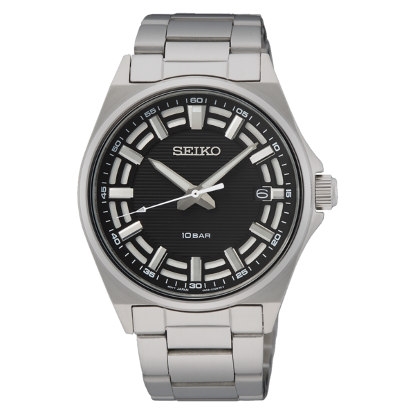 Seiko Core Black Dial Gents Watch SUR505P1