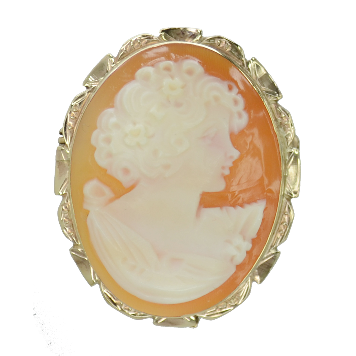 Shell Cameo Brooch-Pin VJ005