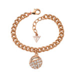 Guess Crystal Crush Ball Charm Bracelet UBB71330