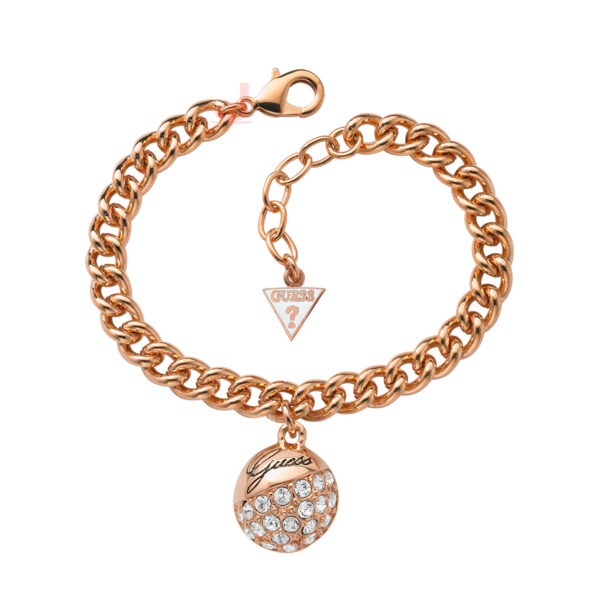 Guess Crystal Crush Ball Charm Bracelet UBB71330