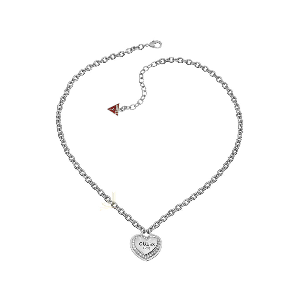 Guess 1981 Collection Heart Necklace UBN11492