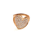 Guess Desert Beauty Heart Ring UBR11403-54