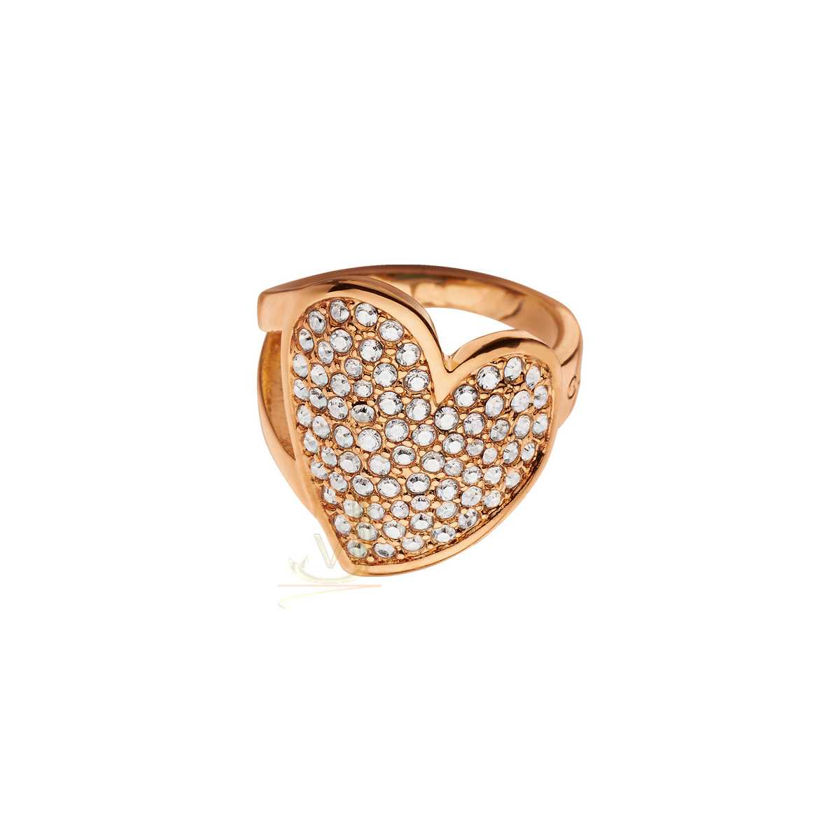 Guess Desert Beauty Heart Ring UBR11403-54