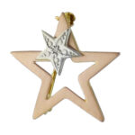 Gold Star Brooch Pin VJBRO-008