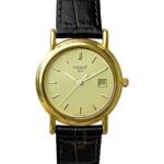 Tissot 18ct Gold Champagne Dial Ladies Watch T71312921