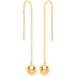 Ball Chain Pull Through Earrings ER1569