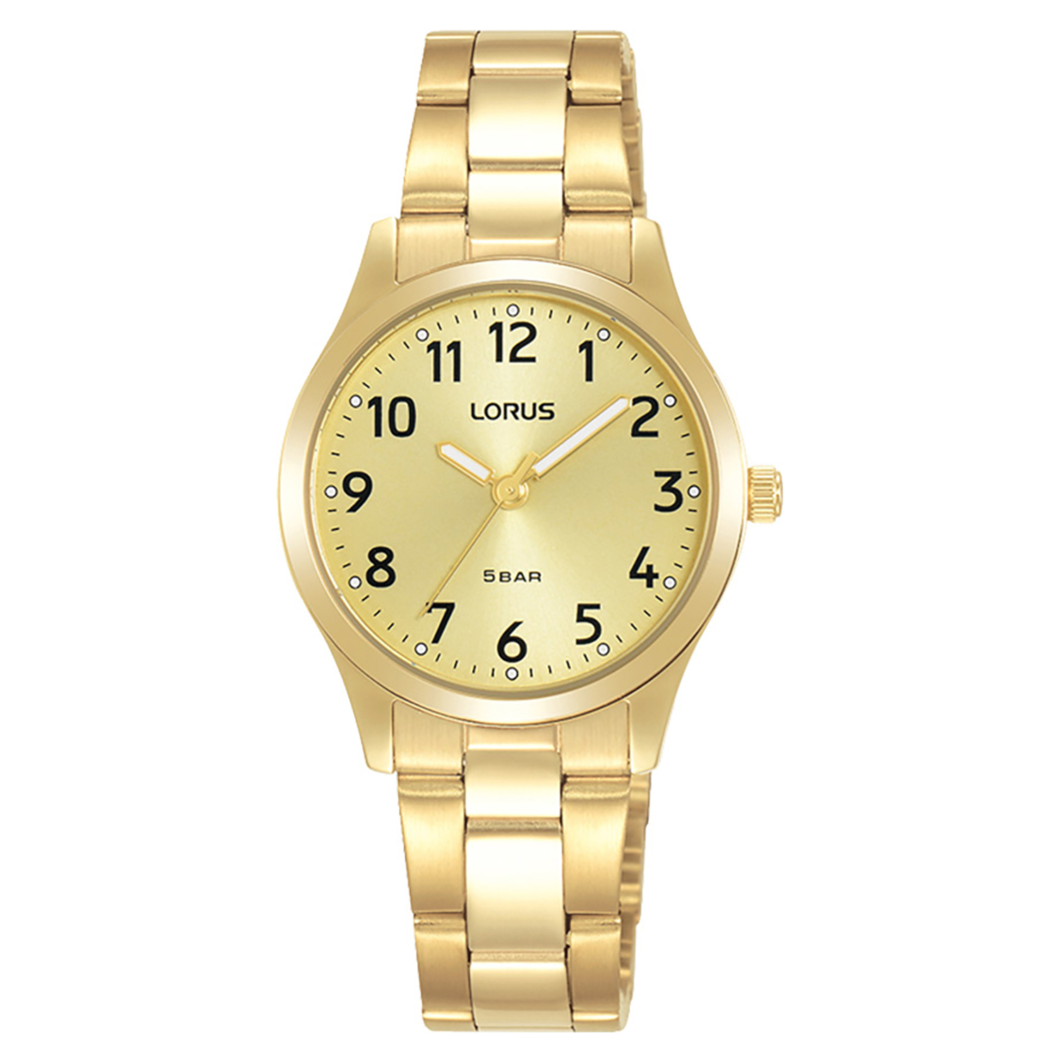 Lorus Gold Tone bracelet watch RRX14JX9