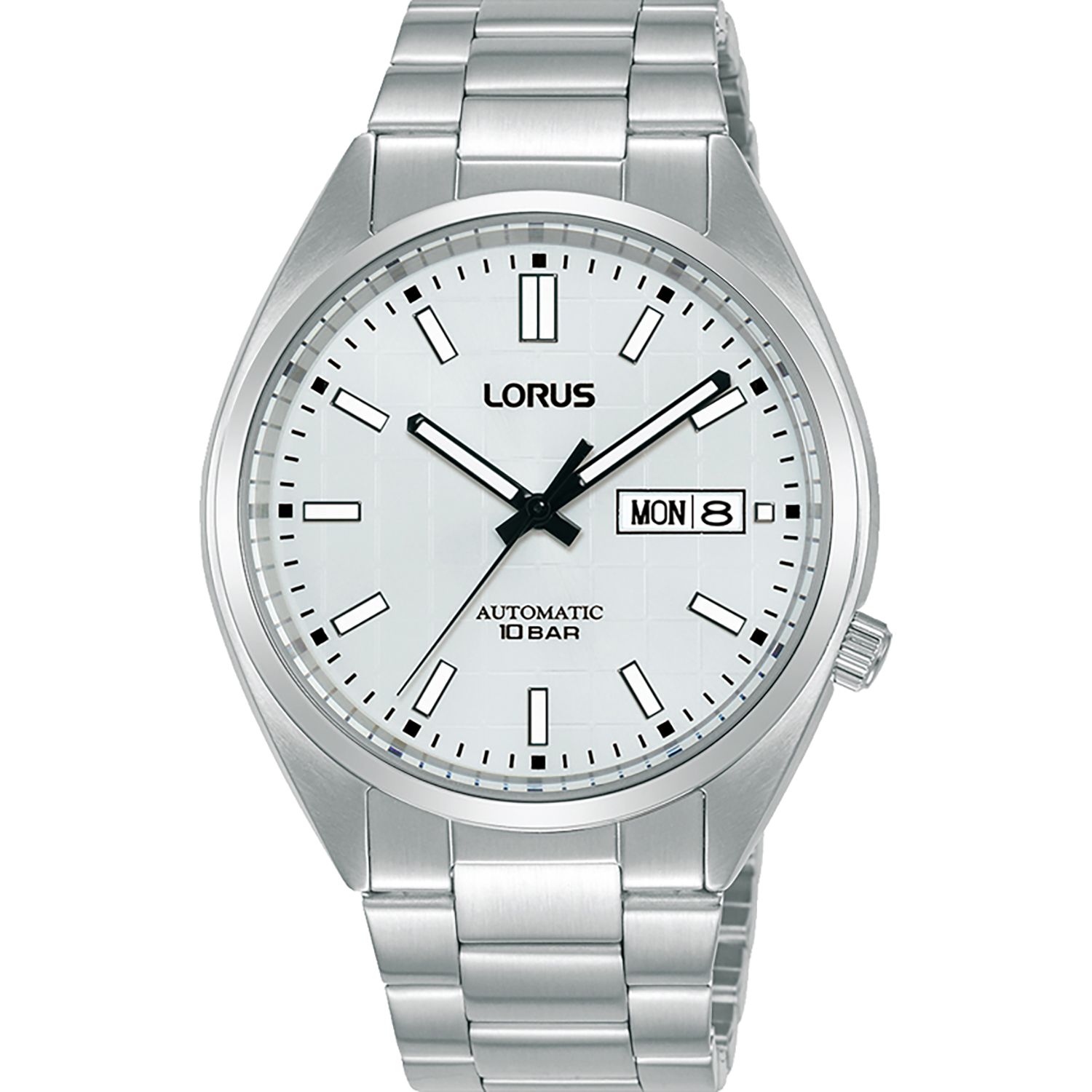 Lorus Automatic White Dial Watch RL497AX9