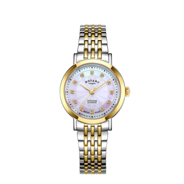 Rotary Windsor Ladies Two Tone Bracelet Watch