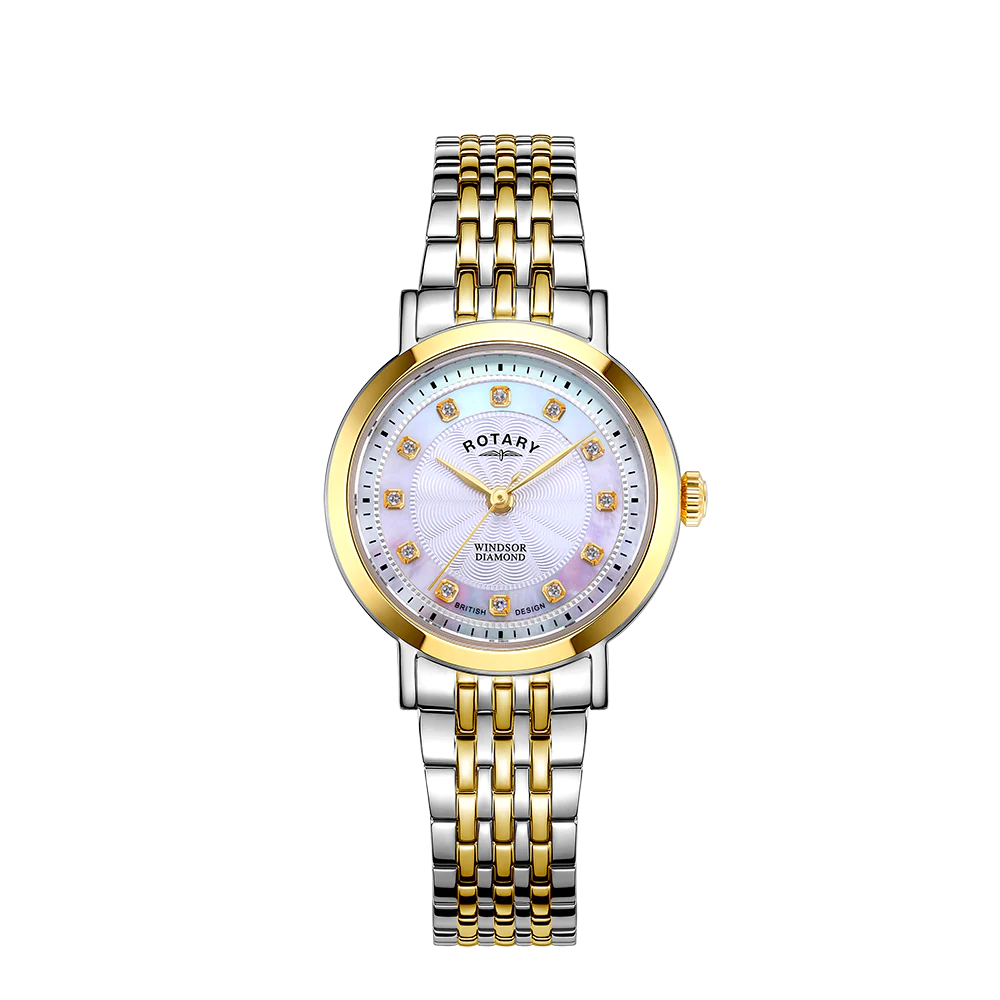 Rotary Windsor Ladies Two Tone Bracelet Watch