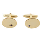 Dalaco Sapphire Star Set Cufflinks 909002